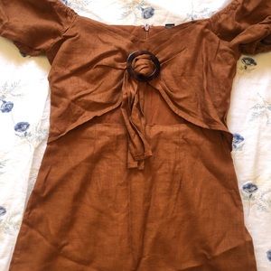 Forever 21 womens mini brown dress size M